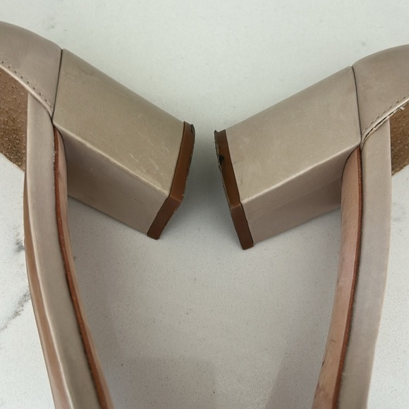 Bernardo Bethany Ankle Strap Braided Leather Block Heels Womens Size 9 - Picture 6 of 16